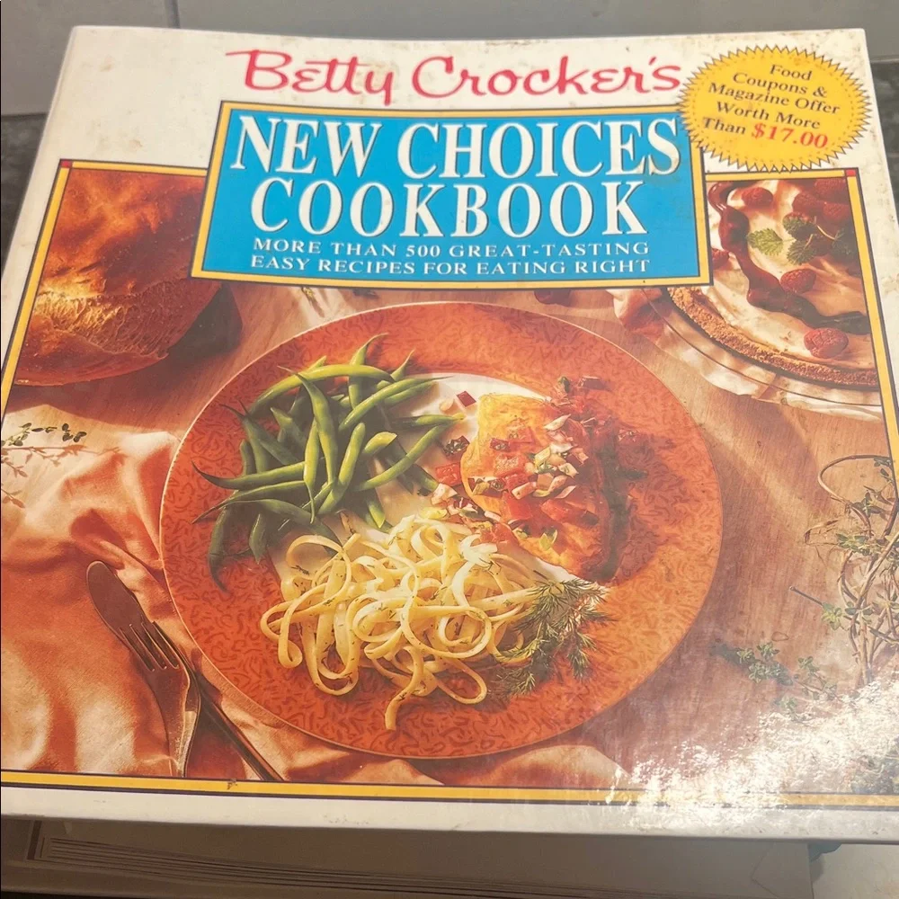 Betty Crocker New Choices Spiral Cookbook.  Over 400 pages of information.
